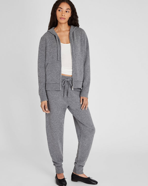 club monaco Cashmere Blend Double Face Jogger Medium Heather Grey