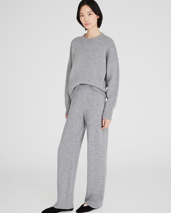 Club Monaco Cashmere Blend Double-Faced Pant Medium Heather Grey