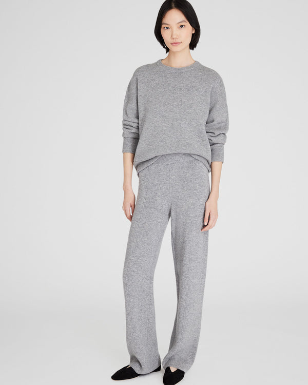 club monaco Cashmere Blend Double-Faced Pant Medium Heather Grey