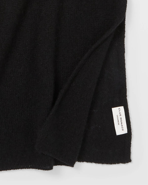 Club Monaco Adele Cashmere Scarf Black