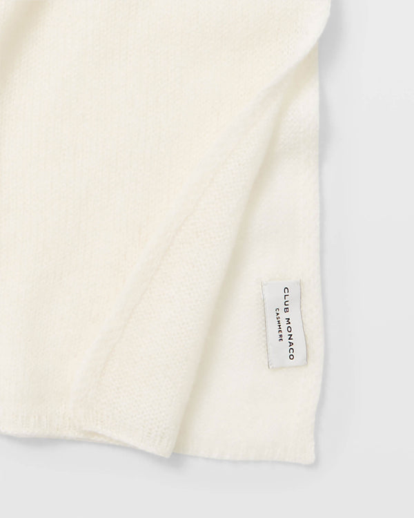 Club Monaco Adele Cashmere Scarf Cream