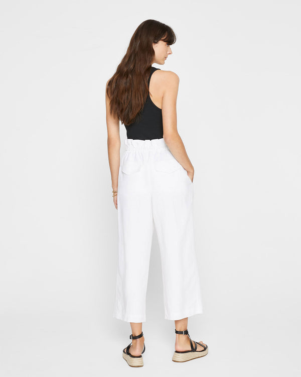Club Monaco Anreannah Wide Leg Pant White