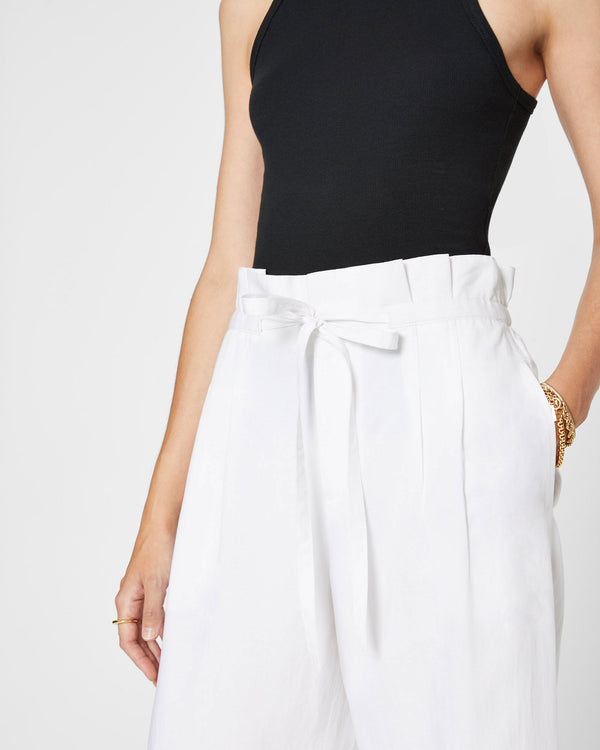 Club Monaco Anreannah Wide Leg Pant White