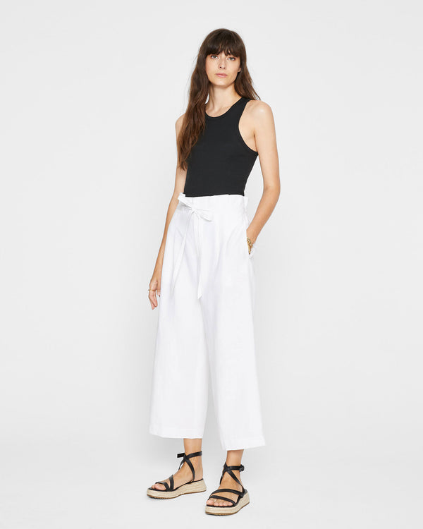 Club Monaco Anreannah Wide Leg Pant White
