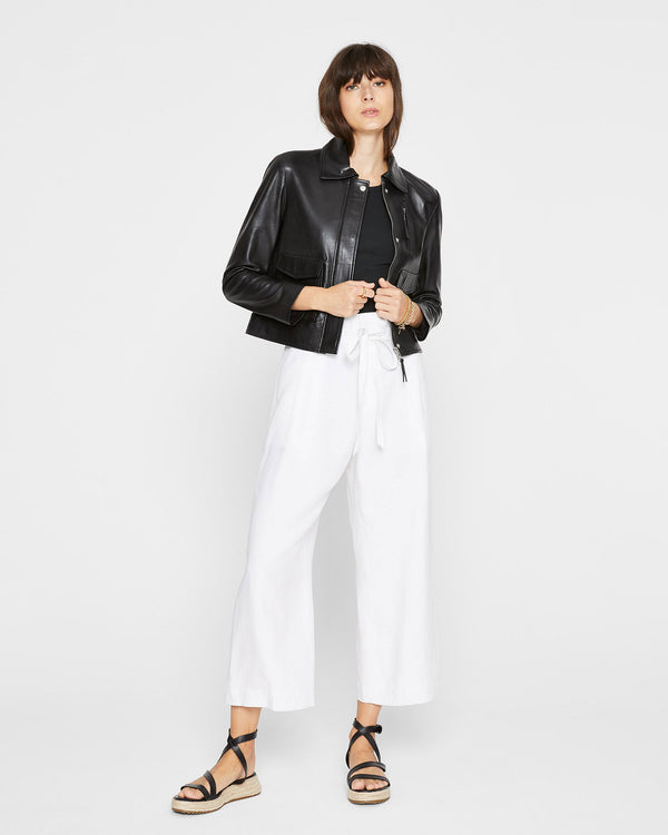 club monaco Anreannah Wide Leg Pant White