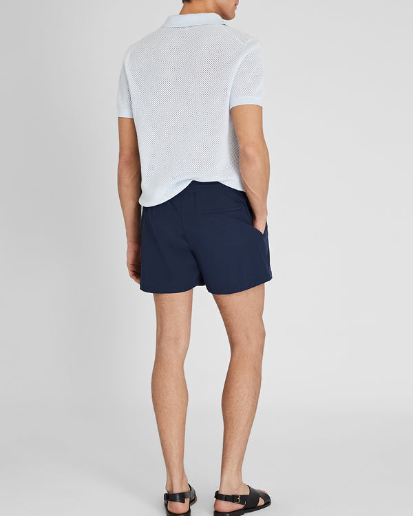 Club Monaco Arlen Solid 4" Swim Trunk Navy