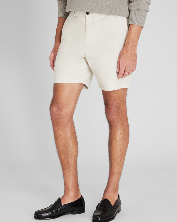 Club Monaco Baxter 7-Inch Shorts Khaki Stone