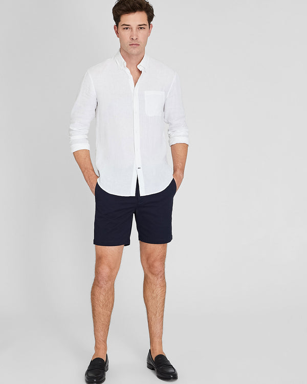 Club Monaco Baxter 7-Inch Shorts Navy