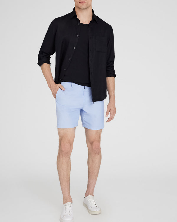 club monaco Baxter Micro-Stripe 7" Shorts Blue