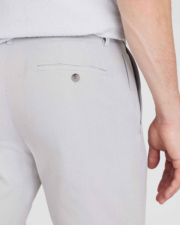 Club Monaco Baxter Micro-Stripe 7" Shorts Grey