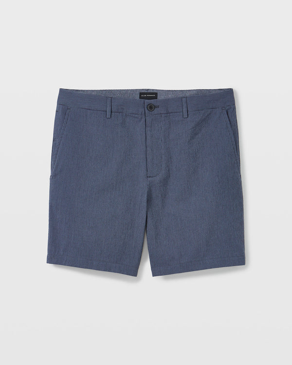 Club Monaco Baxter Seersucker 7" Short Blue