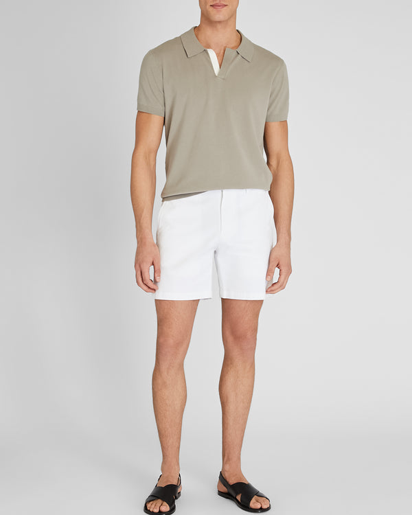 club monaco Baxter Texture 7" Short White