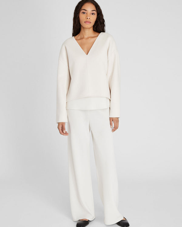 Club Monaco Bias Cut Pant Ivory