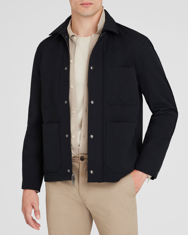club monaco Bonded Chore Jacket Charcoal