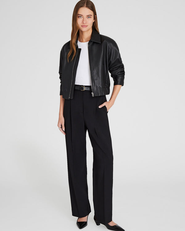 club monaco Borrem Pleated Pant Black