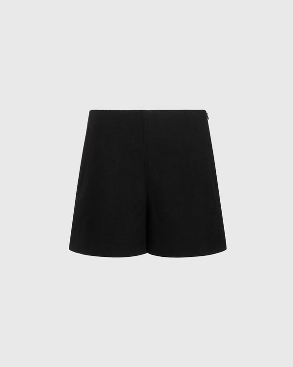 club monaco Bouclé Mini Short Black