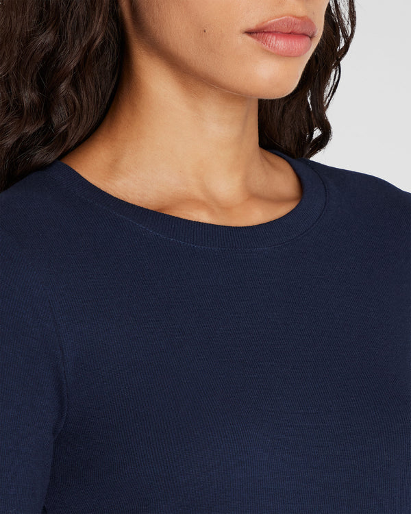 Club Monaco Bowee Long-Sleeve Tee Navy