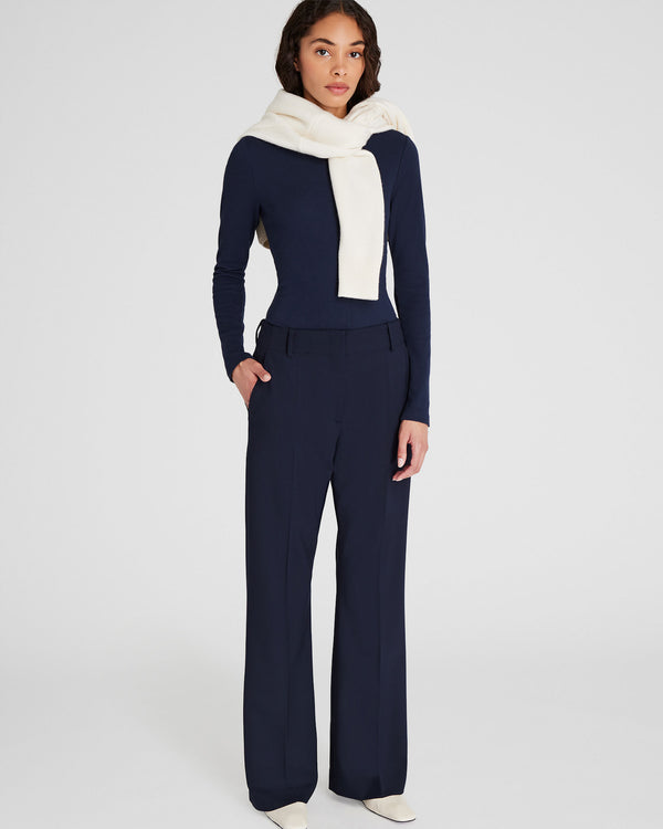 Club Monaco Bowee Long-Sleeve Tee Navy