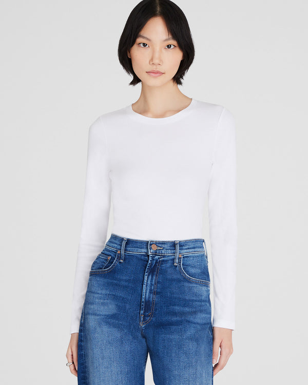 club monaco Bowee Long-Sleeve Tee White
