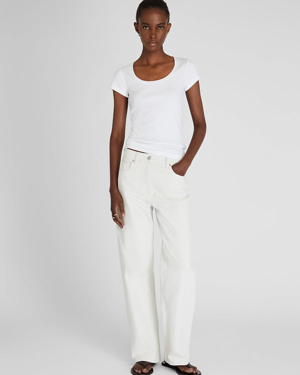 Club Monaco Bowee Scoop Neck Tee White