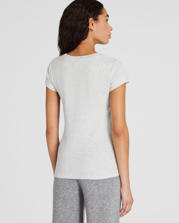 Club Monaco Bowee Tee Light Heather Grey