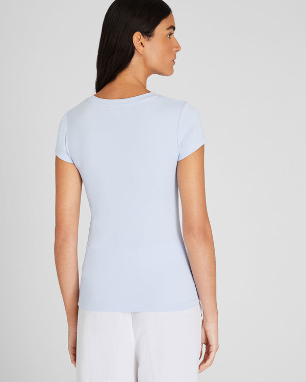Club Monaco Bowee Tee Shell Blue