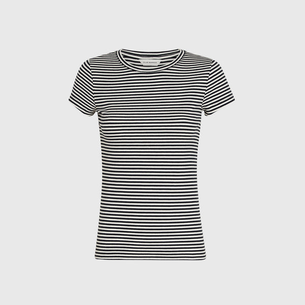 Club Monaco Bowee Tee White Base Stripe