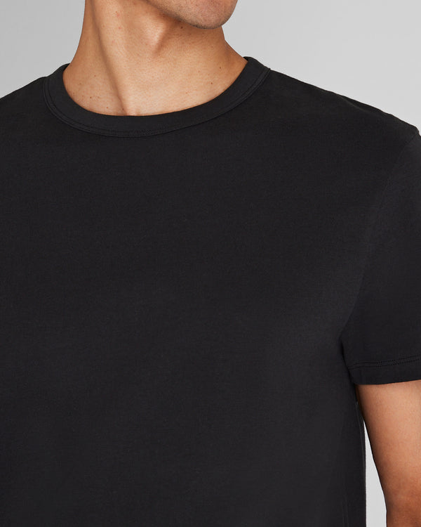 Club Monaco Brushed Pima Cotton T-Shirt Black