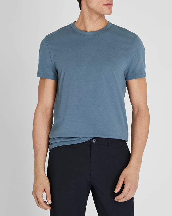 club monaco Brushed Pima Cotton T-Shirt Sea Glass