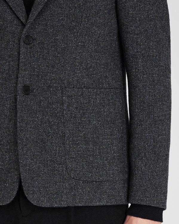 Club Monaco Capsule Winter Textured Jacket Navy