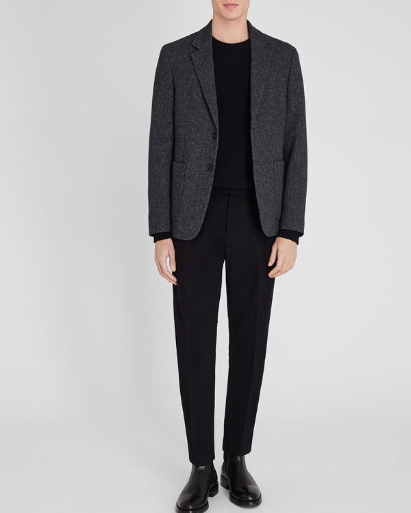 Club Monaco Capsule Winter Textured Jacket Navy