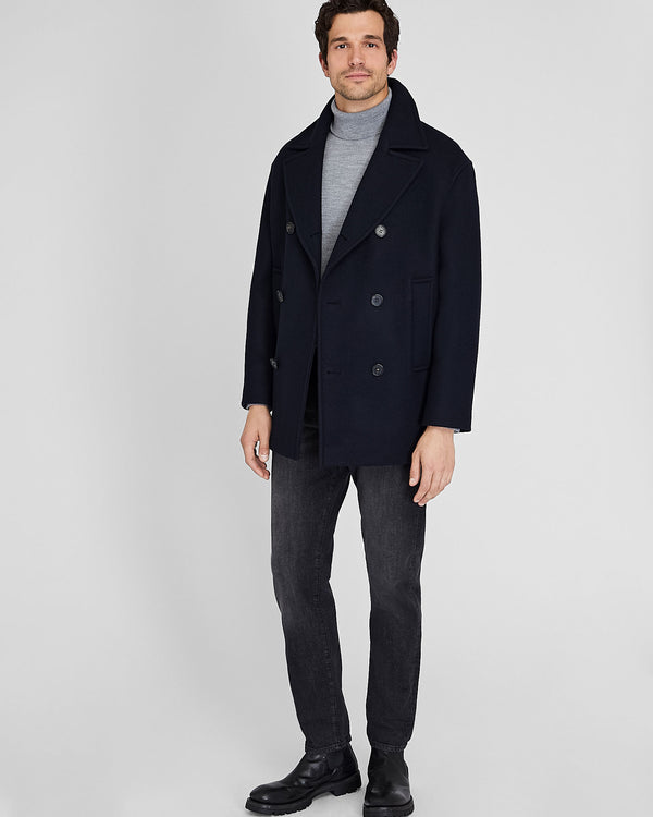 Club Monaco Capsule Wool Blend Peacoat Navy