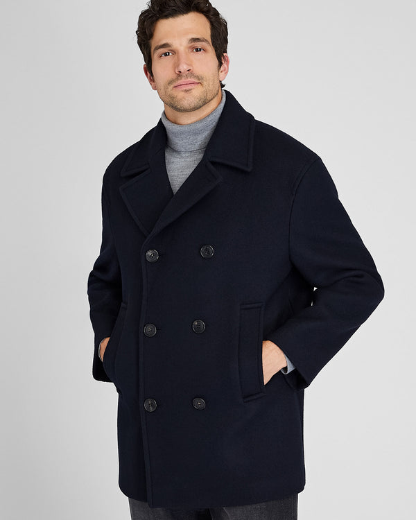 club monaco Capsule Wool Blend Peacoat Navy