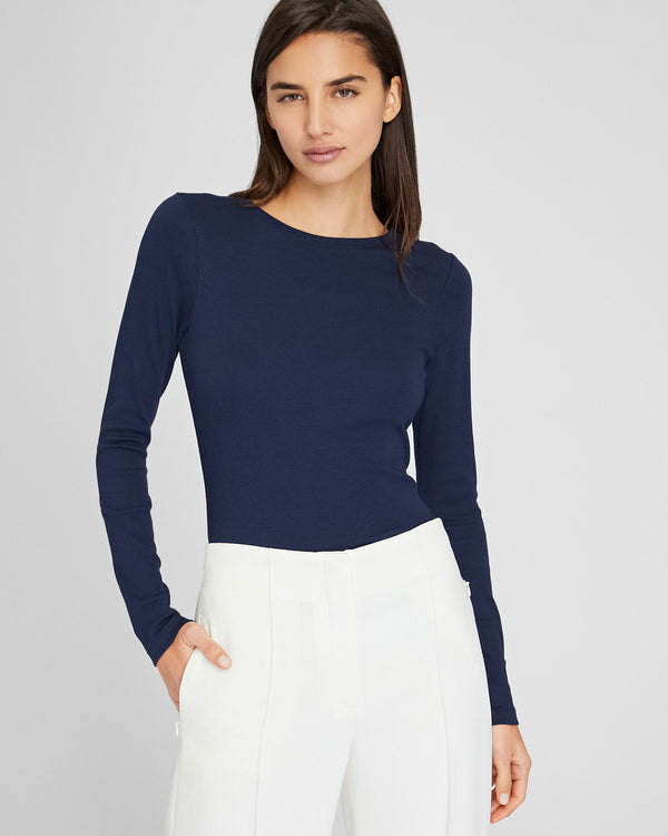 club monaco Carolena Top Navy