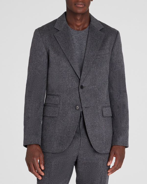 club monaco Cashmere Blend Suit Jacket Dark Grey