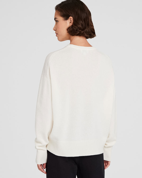 Club Monaco Cashmere Crewneck Sweater Ivory