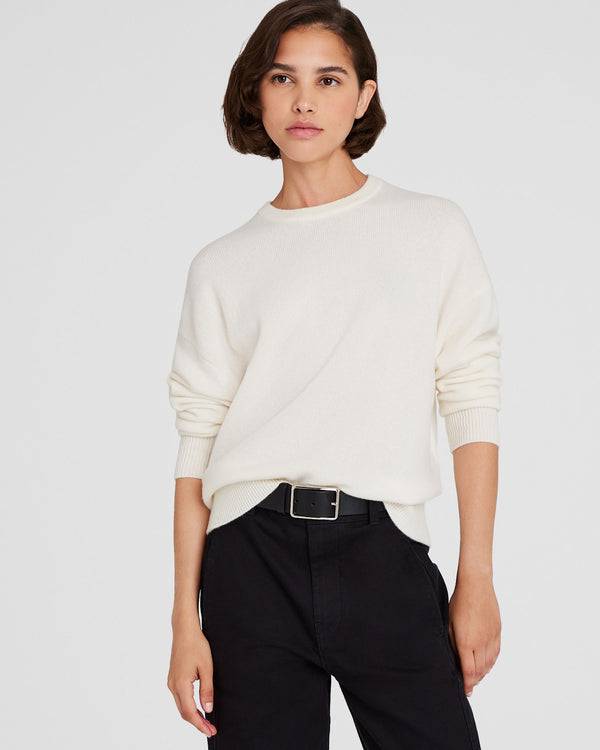 club monaco Cashmere Crewneck Sweater Ivory