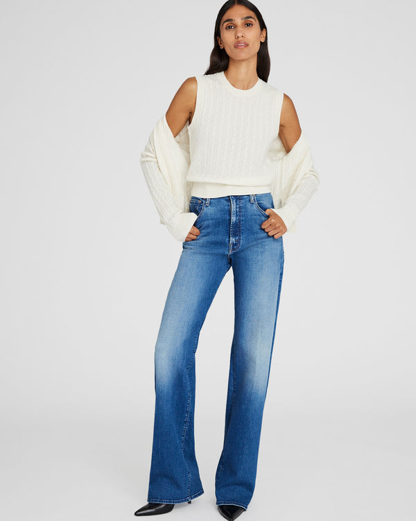 Club Monaco Cashmere Mini Cable Shell Ivory