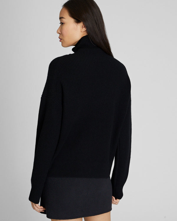 Club Monaco Cashmere Mockneck Sweater Black