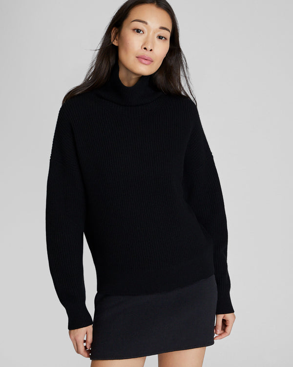 club monaco Cashmere Mockneck Sweater Black