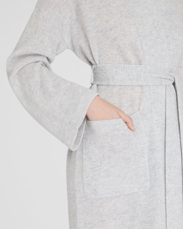Club Monaco Cashmere Robe Light Heather Grey