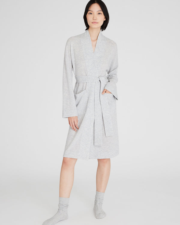 club monaco Cashmere Robe Light Heather Grey