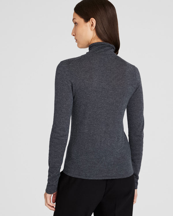 Club Monaco Cashmere Slim Turtleneck Dark Heather