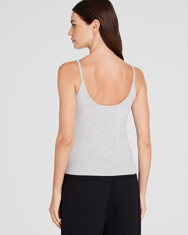 Club Monaco Cashmere Tank Light Heather Grey