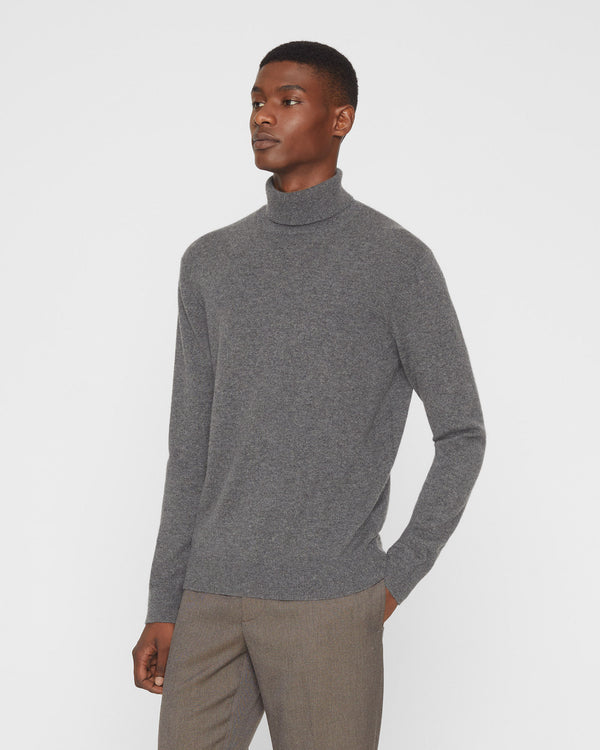 club monaco Cashmere Turtleneck Dark Grey