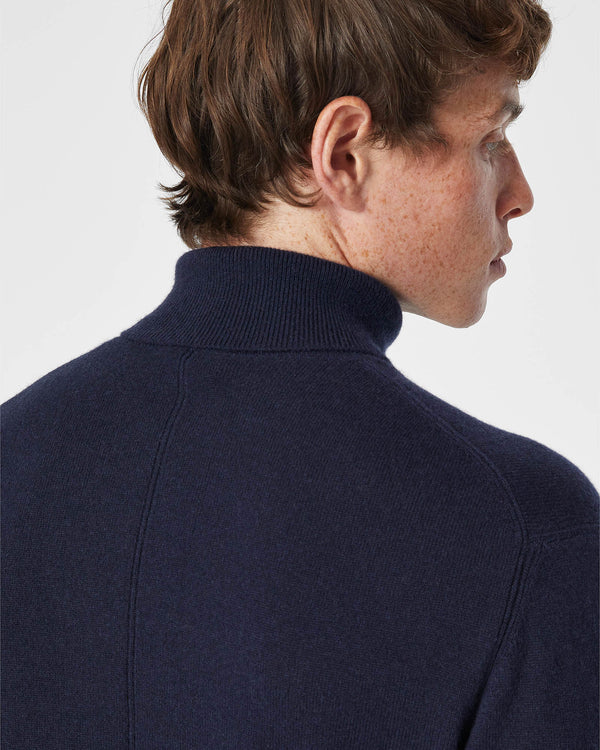 Club Monaco Cashmere Turtleneck Navy