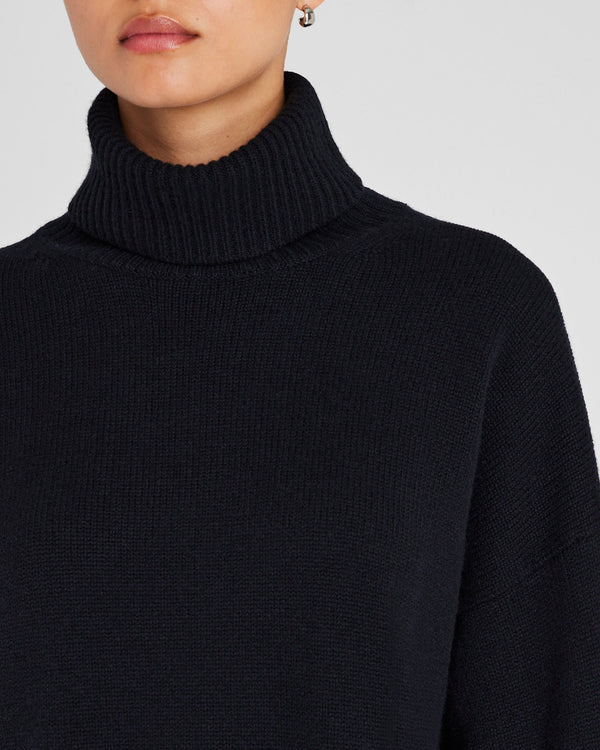 Club Monaco Cashmere Turtleneck Pullover Black