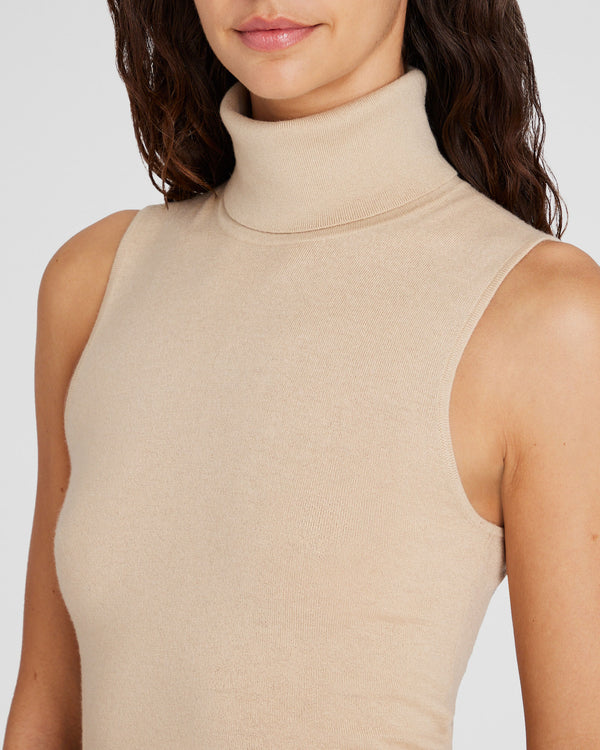 Club Monaco Cashmere Turtleneck Shell Camel