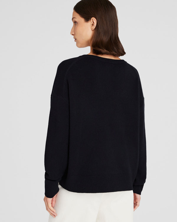 Club Monaco Cashmere V-Neck Sweater Black