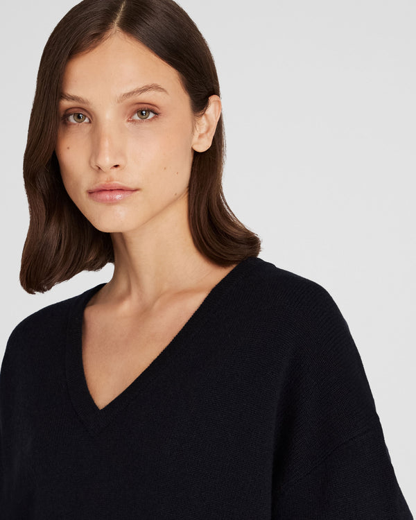 Club Monaco Cashmere V-Neck Sweater Black